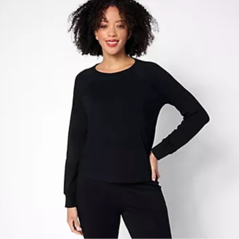 Cozy Earth Bamboo Clothing Graphic Tee - Black